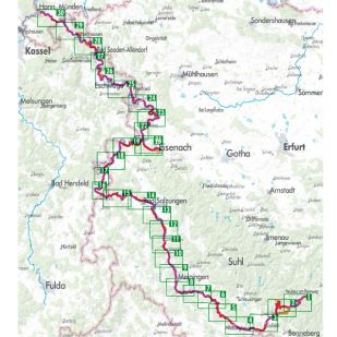 A - Werratal Radweg Bikeline Fietsgids