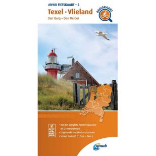 ANWB Regiokaart 5 Texel - Vlieland !