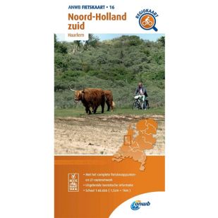 ANWB Regiokaart 16 Noord-Holland Zuid ! 