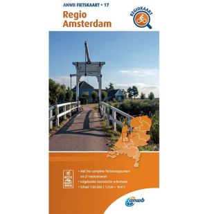 ANWB Regiokaart 17 Amsterdam ! 