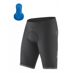 A - Gonso Dames Fietsbroek Sitivo - Maat 38 - Blauw zeem - Zwart