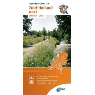 ANWB Regiokaart 26 Zuid-Holland Oost - Utrecht Zuidwest ! 