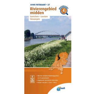 ANWB Regiokaart 27- Rivierengebied Midden ! 