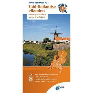 ANWB Regiokaart 31 Zuid-Hollandse eilanden ! 