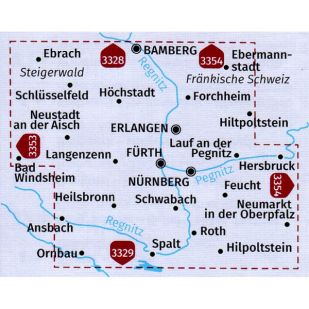 KP3343 Nürnberg und umgebung 