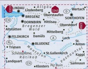 KP3357 Bregenzerwald, Vorarlberg, Oberstdorf