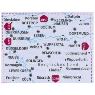 KP3367 Ruhrgebiet / Cologne / Düsseldorf / Bergisches Land