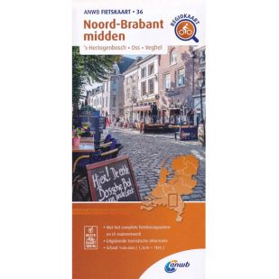 ANWB Regiokaart 36 Noord-Brabant Midden ! 