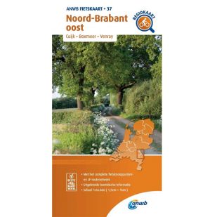 ANWB Regiokaart 37 Noord-Brabant Oost - Limburg Noord ! 
