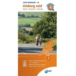 ANWB Regiokaart 40 Limburg Zuid !