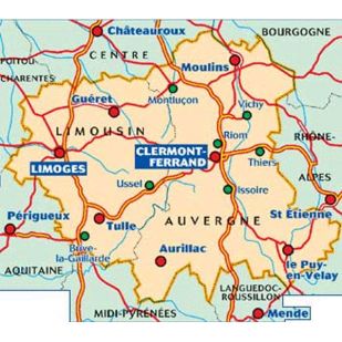 Michelin 522 Auvergne Limousin 2026