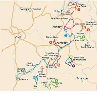 Alpes du Nord -  Voyages à vélo et vélo électrique