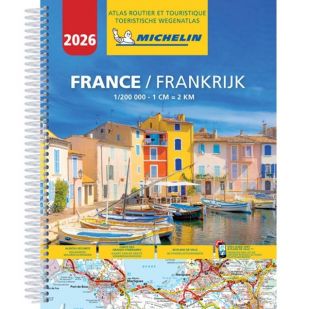 Wegenatlas Frankrijk Michelin 2026