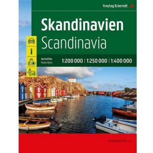 F&B Skandinavië Superatlas 1:250.000/ 1: 400.000