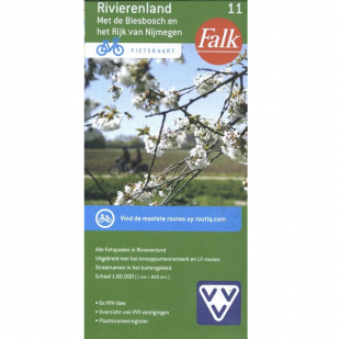 Falk Fietskaart 11 Rivierenland (2024) !
