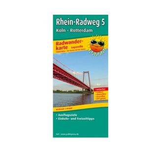 Rheinradweg 5: Koln - Rotterdam (kaart)