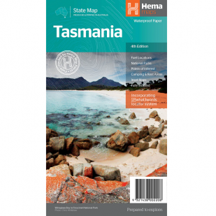 Tasmanië Australië Handy, Hema Maps - 1:500.000 !
