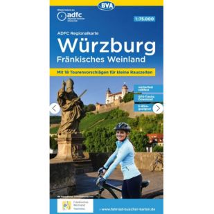 Würzburg / Fränkisches Weinland (Regionalkarte)